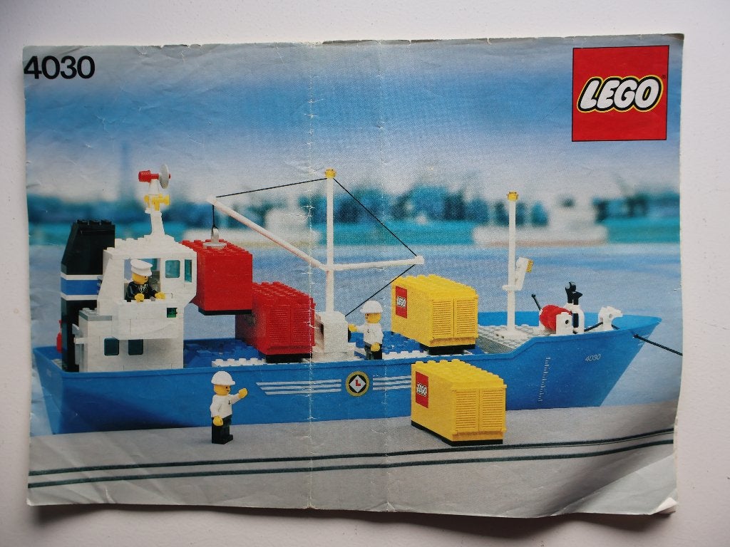 Lego Boat 4030 Cargo Carrier, Gebruikt, Overige thema's, Lego, Ophalen of Verzenden