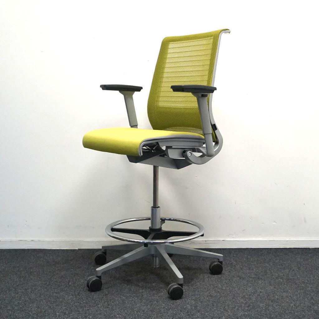 Steelcase Think V2 Baliestoelen | Ergonomisch | Limegroen, Huis en Inrichting, Bureaustoelen, Gebruikt, Overige kleuren, -, -