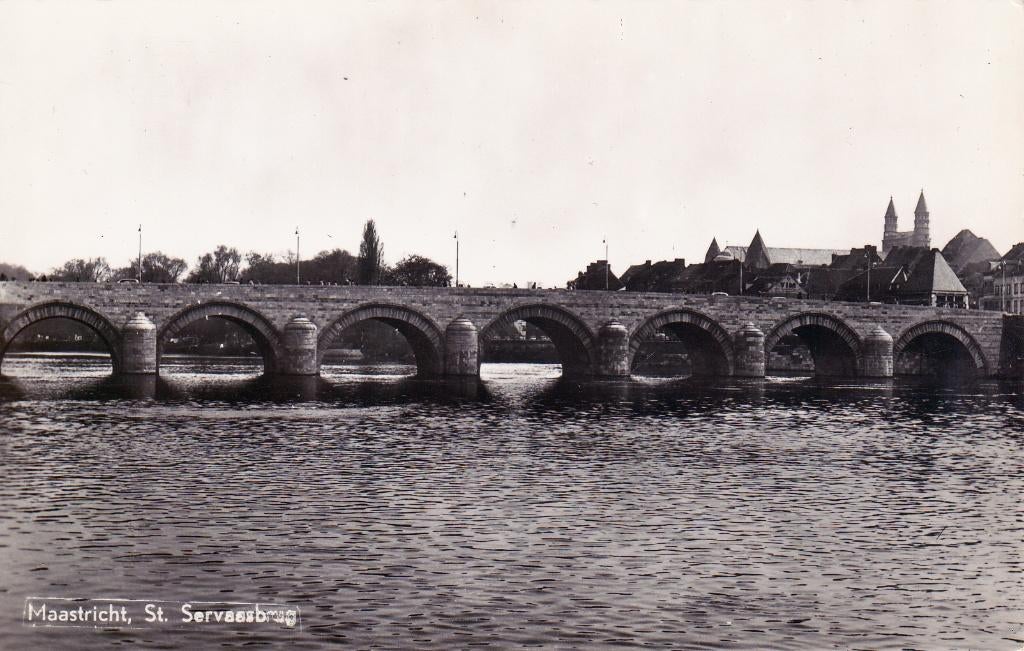 08715 Maastricht - St. Servaasbrug - 1965, Verzenden, 1960 tot 1980, Ongelopen, Limburg