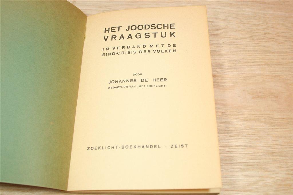 Het Joodsche Vraagstuk — Profetie en Wereldcrisis 1940, Boeken, Ophalen of Verzenden, Gelezen