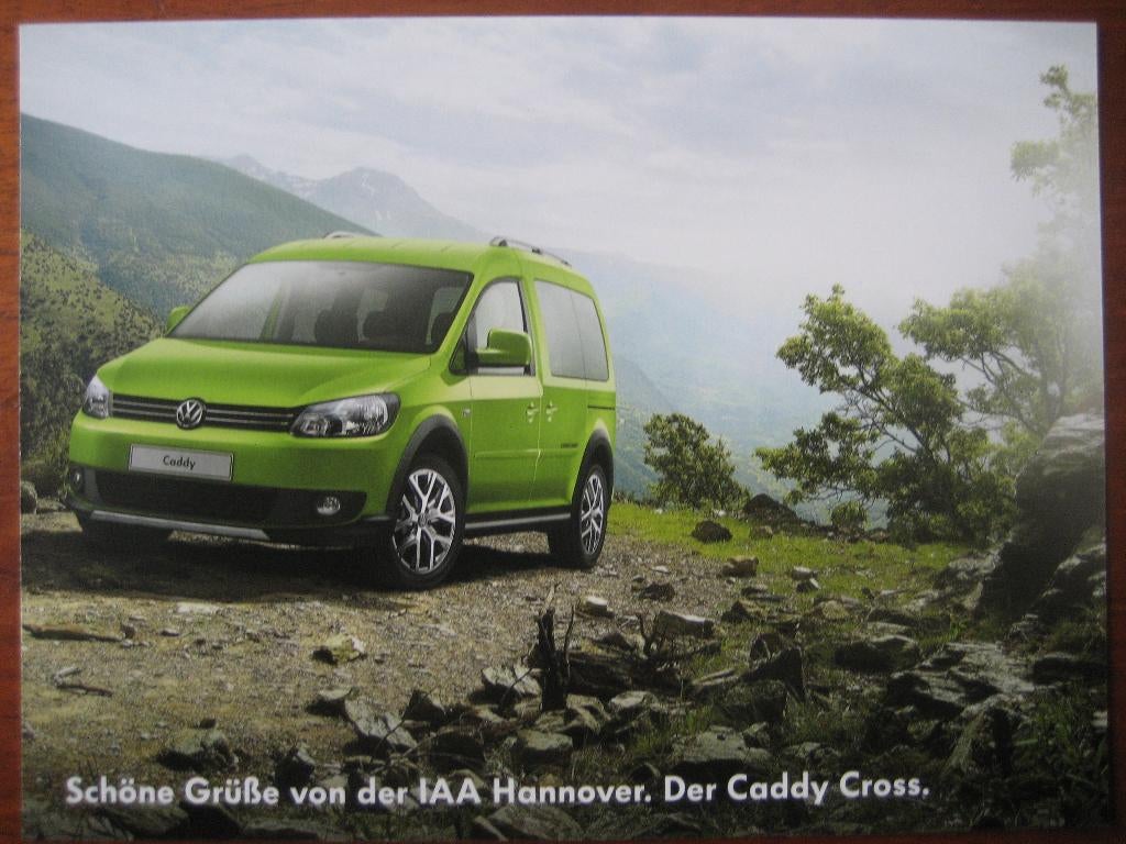 Ansichtkaarten Volkswagen Caddy Cross (2012), Ophalen of Verzenden, Nieuw, Volkswagen