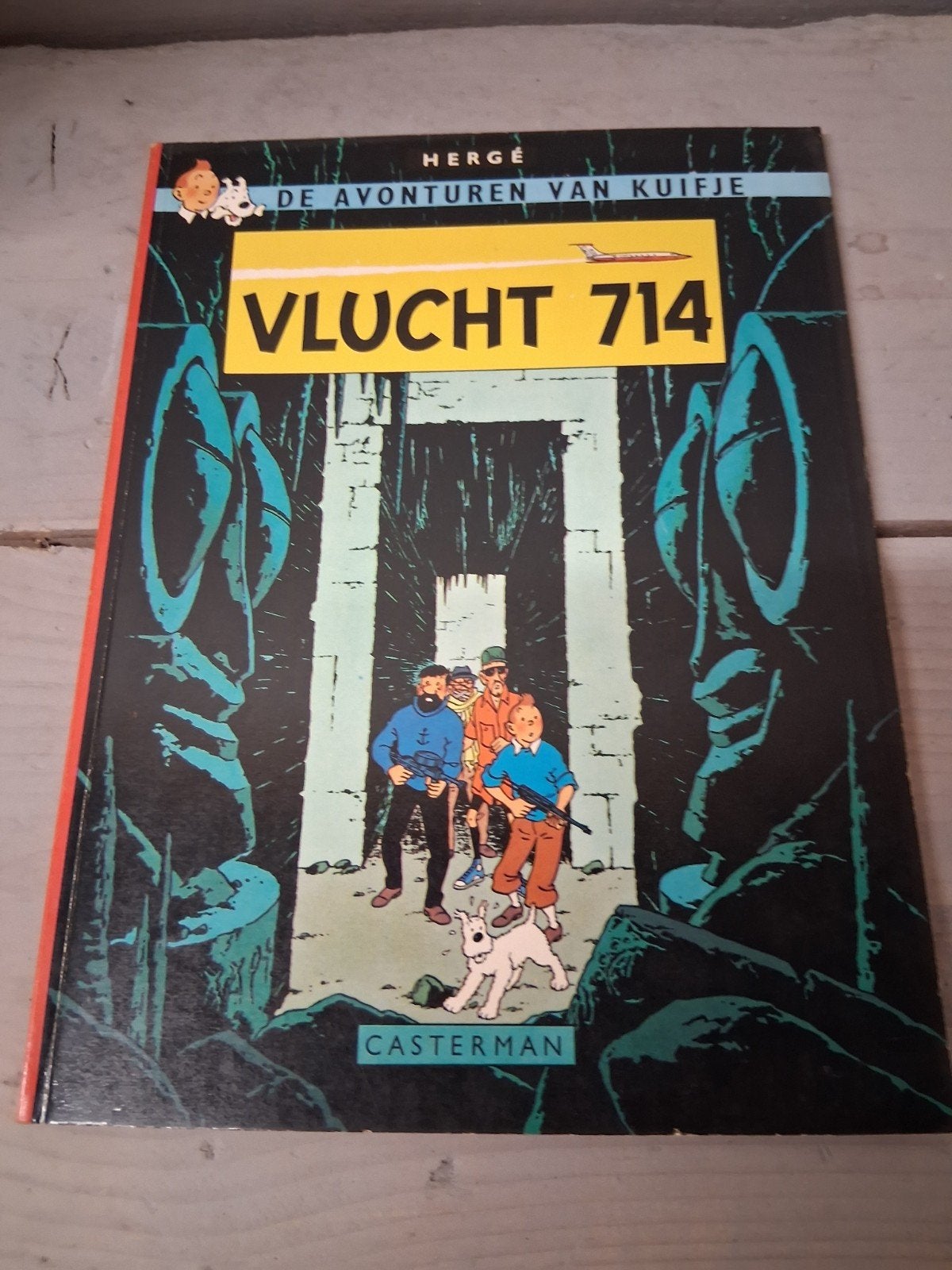 Kuifje vlucht 714    1968, Boeken, Eén stripboek, Ophalen of Verzenden