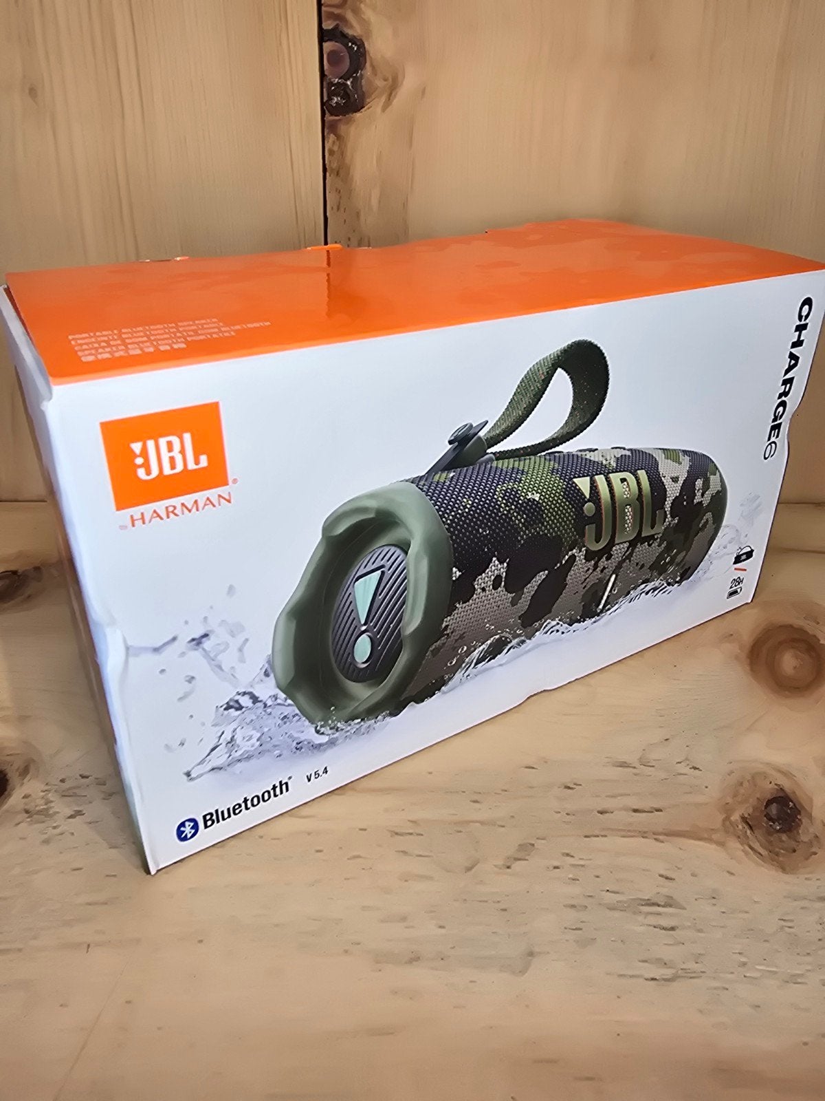 JBL Charge 6 Camouflage, JBL, Ophalen of Verzenden, Zo goed als nieuw, Draagbare speaker
