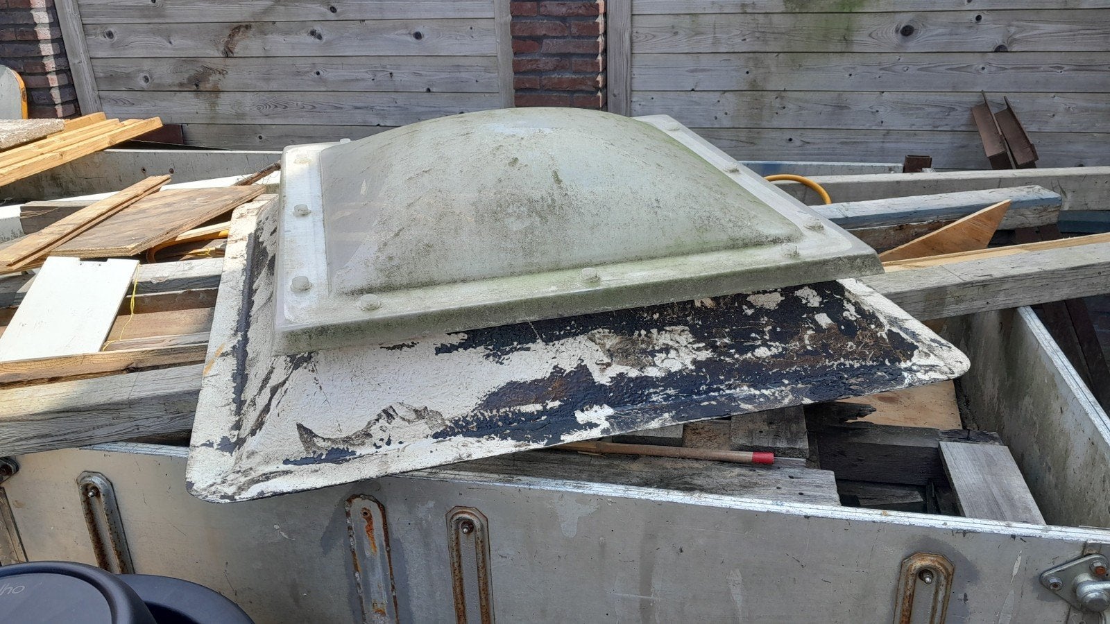 Licht koepel, Doe-het-zelf en Verbouw, Ophalen, Gebruikt, Overige materialen, 15 m² of meer