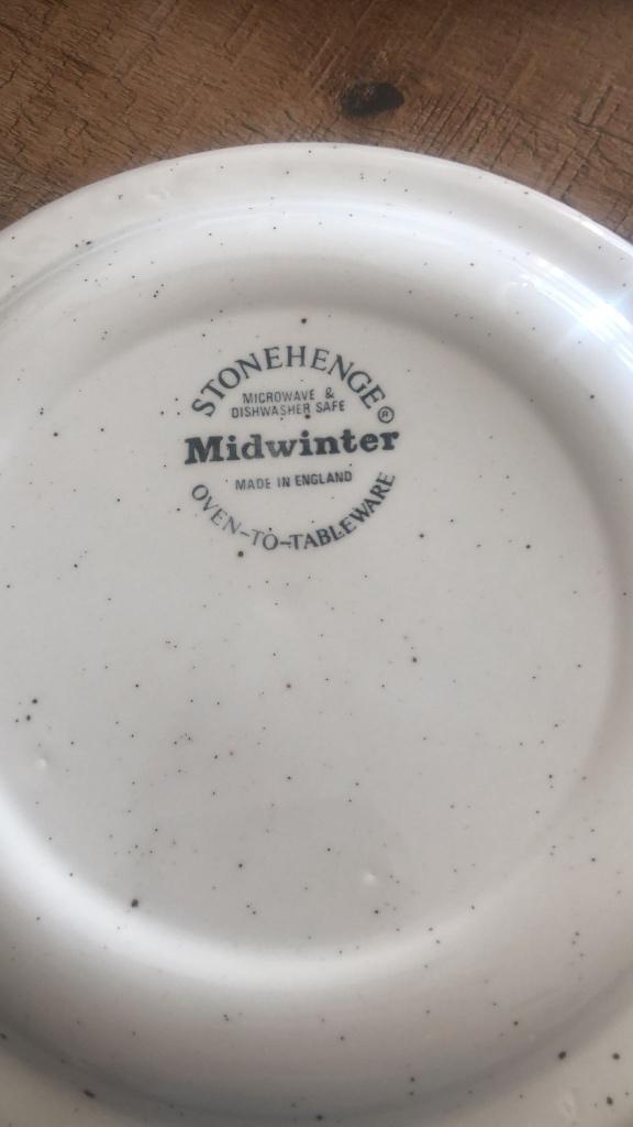 Servies Wedgwood Midwinter Stonehenge, Ophalen, Zo goed als nieuw, Wedgwood, Aardewerk