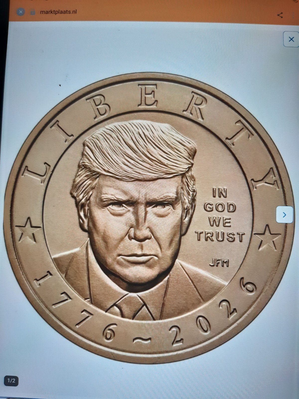 Usa dollar 2026 p  Trump unc kk, Ophalen of Verzenden, Noord-Amerika