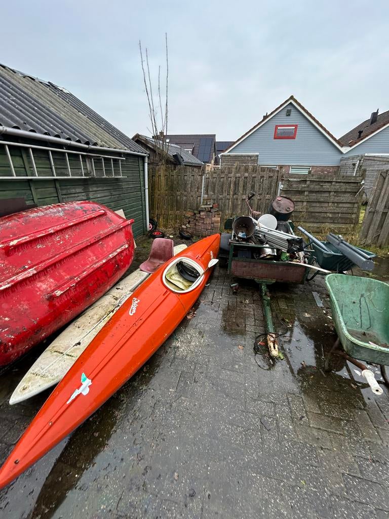 Kano  en surf plank te koop, Watersport en Boten, Ophalen, Gebruikt, Eén persoon, Kajak