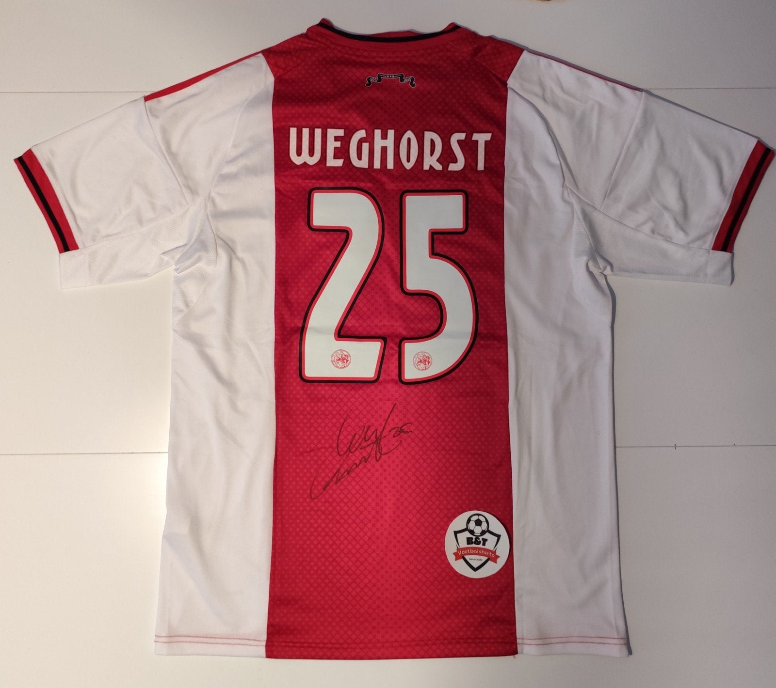 Gesigneerd Ajax shirt Wout Weghorst, Shirt, Verzenden, ., Zo goed als nieuw
