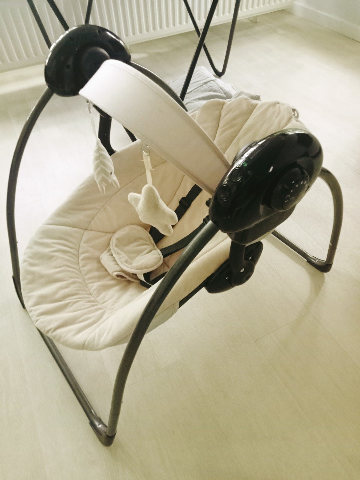 Baby schommelstoel schommel standen en muziek, Ophalen of Verzenden, Zo goed als nieuw