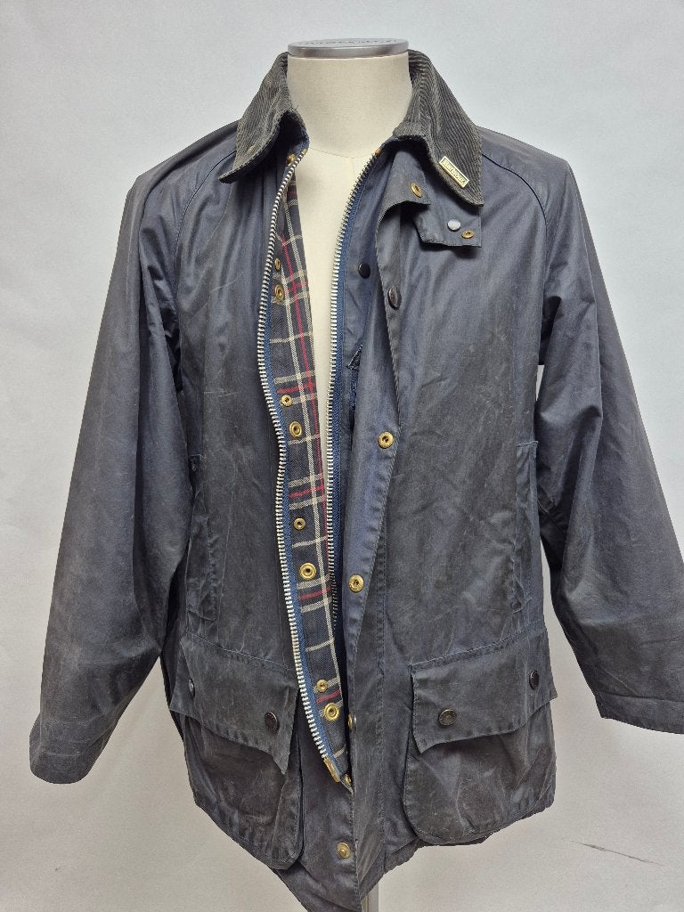 Barbour Beaufort wax jas. C40-102 cm Medium/Large, Barbour, Ophalen of Verzenden, Gedragen, Maat 48/50 (M)