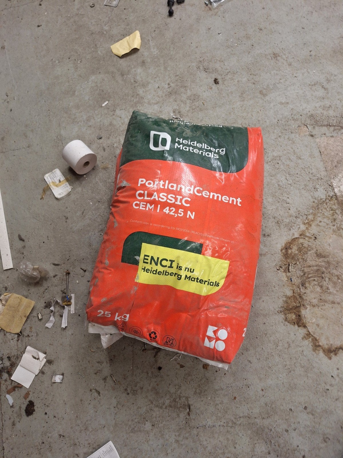 Heidelberg PortlandCement Classic CEM I 42,5 N - 25 kg, Ophalen, Nieuw