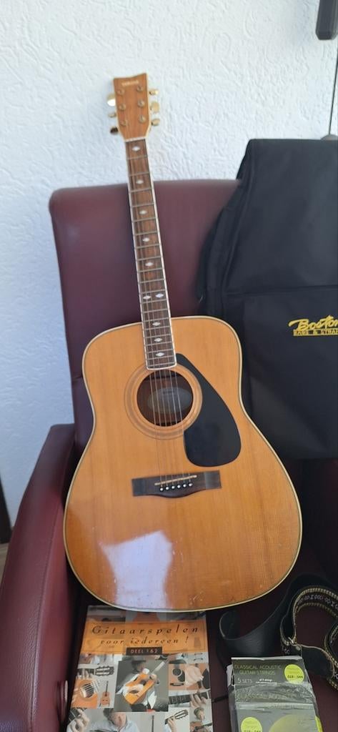 Akoestische gitaar vintage Yahama FG-375SII, Ophalen, Zo goed als nieuw, Klassieke of Spaanse gitaar