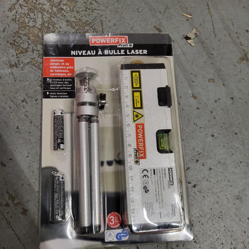 Powerfix Profi Laser Waterpas met Statief, Ophalen of Verzenden, Nieuw