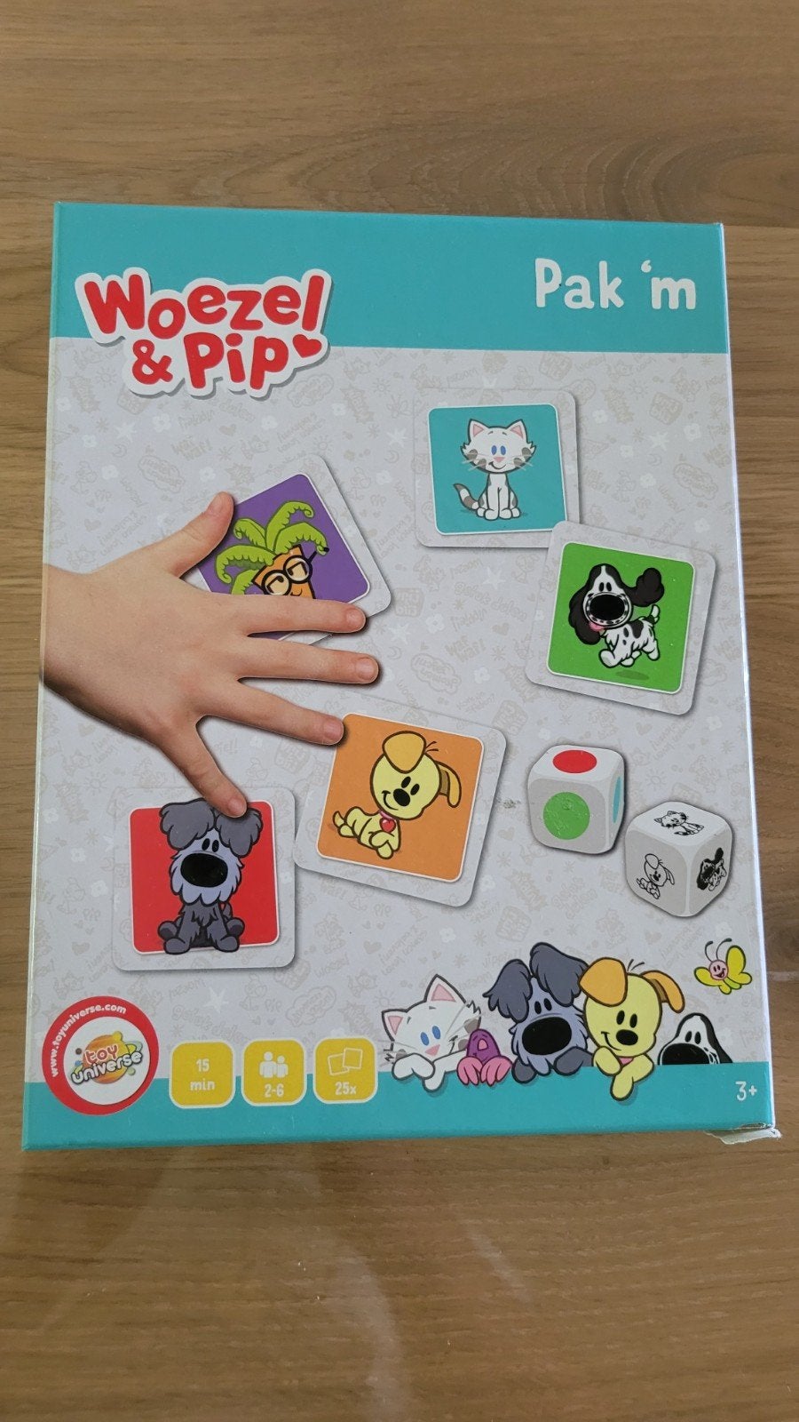 Woezel & Pip Pak 'm kaartspel 3+, Vijf spelers of meer, Ophalen of Verzenden, Gebruikt, Toy Universe