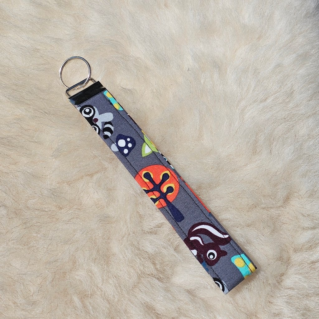 Keyfob sleutelhanger polssleutelhanger bosdiertjes, Ophalen of Verzenden, Nieuw