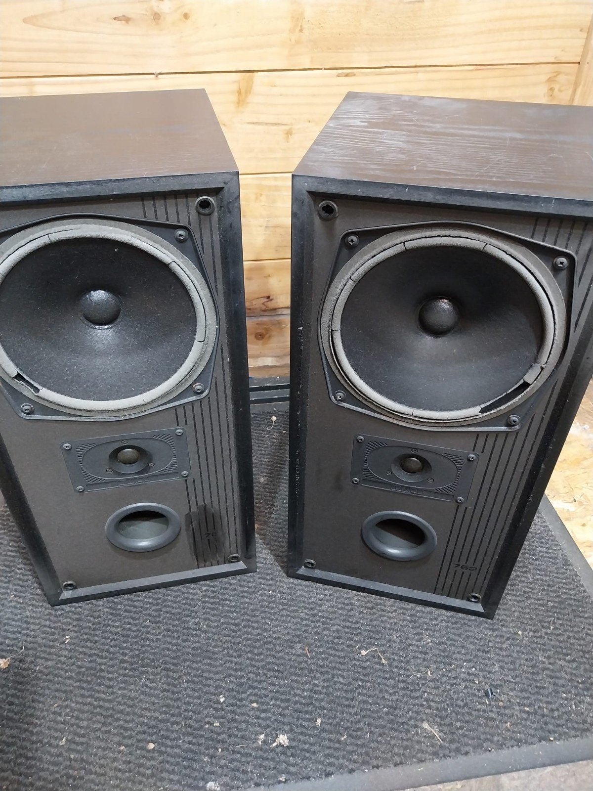 Mission 762 speakers voor restauratie of onderdelen, 60 tot 120 watt, Niet werkend, Front, Rear of Stereo speakers, Ophalen