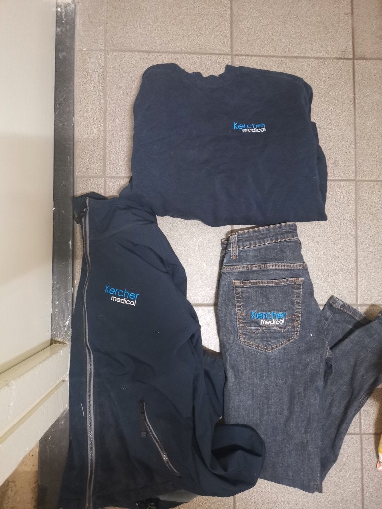 Werkleding kercher, Ophalen