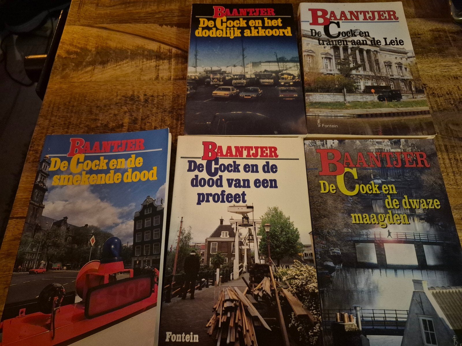 Baantjer boeken: De Cock collectie (5 stuks), Boeken, Ophalen of Verzenden, Gelezen, A.C. Baantjer