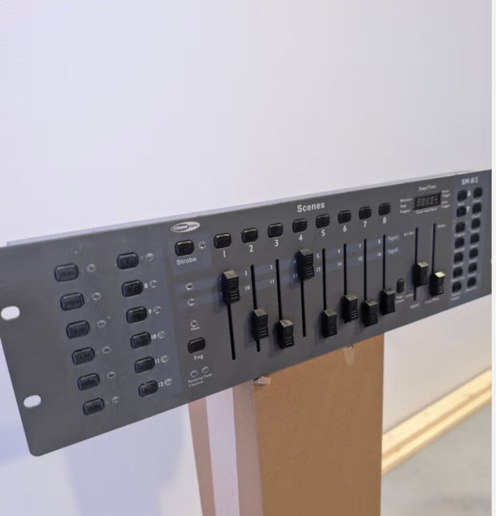Showtec SM 8/2 DMX Lichttafel - Professionele Lichtsturing, Ophalen of Verzenden, Gebruikt, Licht, Geluidgestuurd