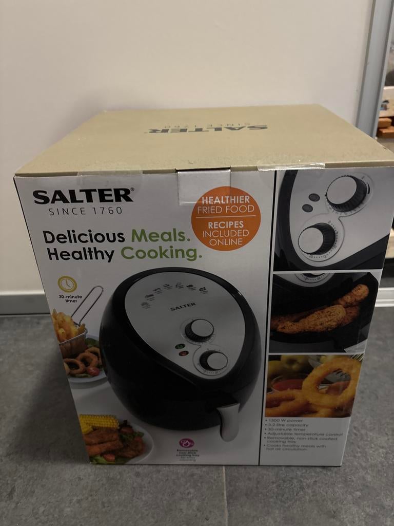 Salter Heteluchtfriteuse, Ophalen of Verzenden, Nieuw, Airfryer, 1500 gram of meer