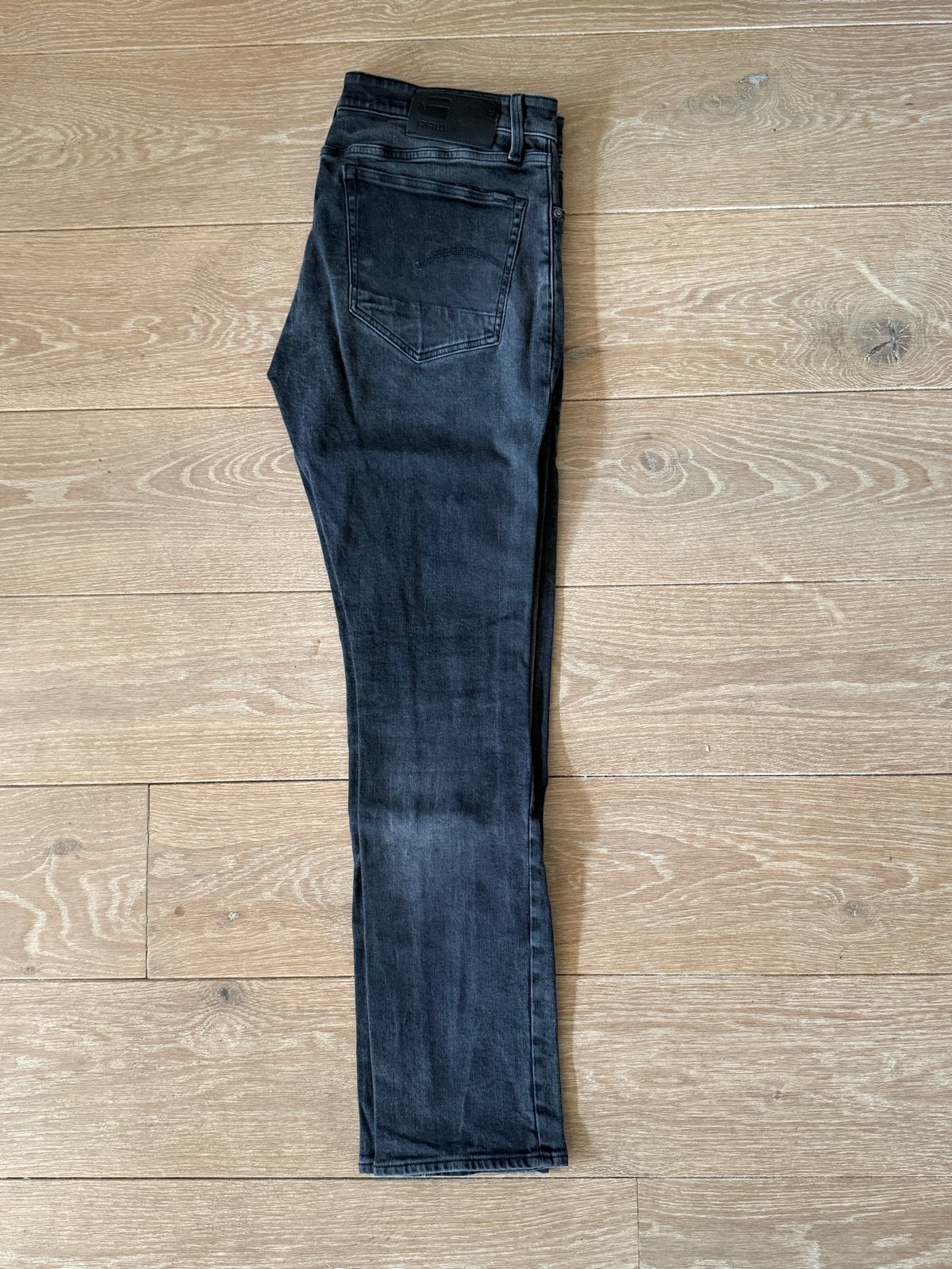 G-Star RAW 3301 Straight Jeans - Grijs, W36 L36, Verzenden, Zo goed als nieuw, Grijs, W36 - W38 (confectie 52/54)