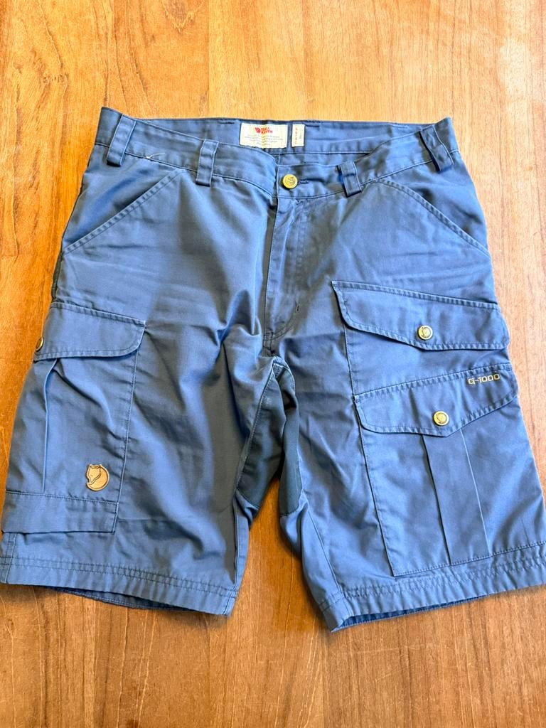 Fjallraven g-1000 korte broek maat 46, Ophalen of Verzenden, Gedragen, Maat 46 (S) of kleiner, Blauw