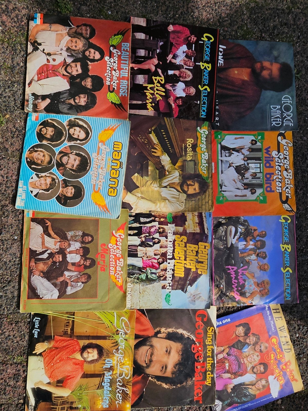 George Baker Selection - 12 Singles (7 inch), Gebruikt, 7 inch, Single, Ophalen of Verzenden