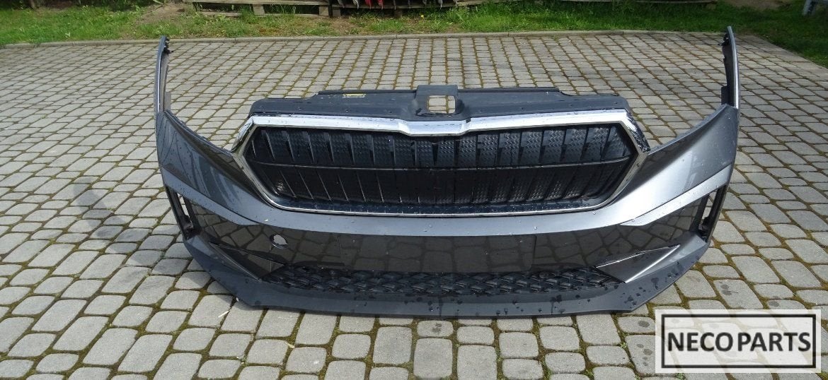 SKODA ENYAQ VOORBUMPER LF7C ORIGINEEL LEVERBAAR, Gebruikt, -, -, Ophalen of Verzenden