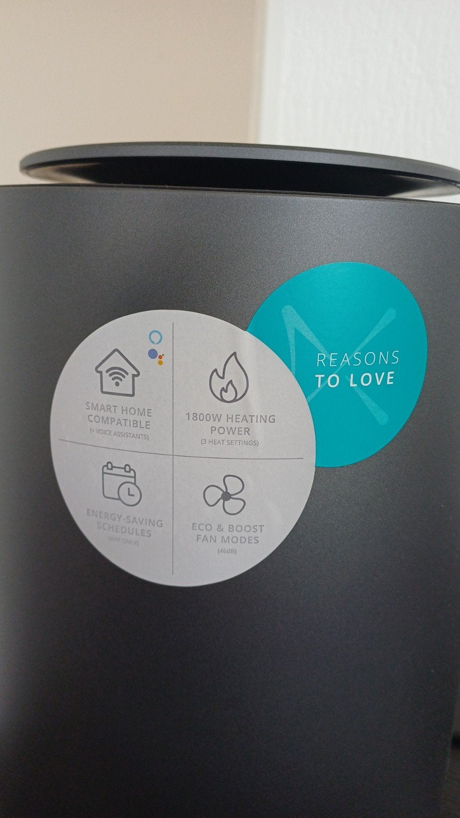 DUUX Smart Home Verwarming 1800W, Ophalen, Ventilator met afstandsbediening, Gebruikt, Overige