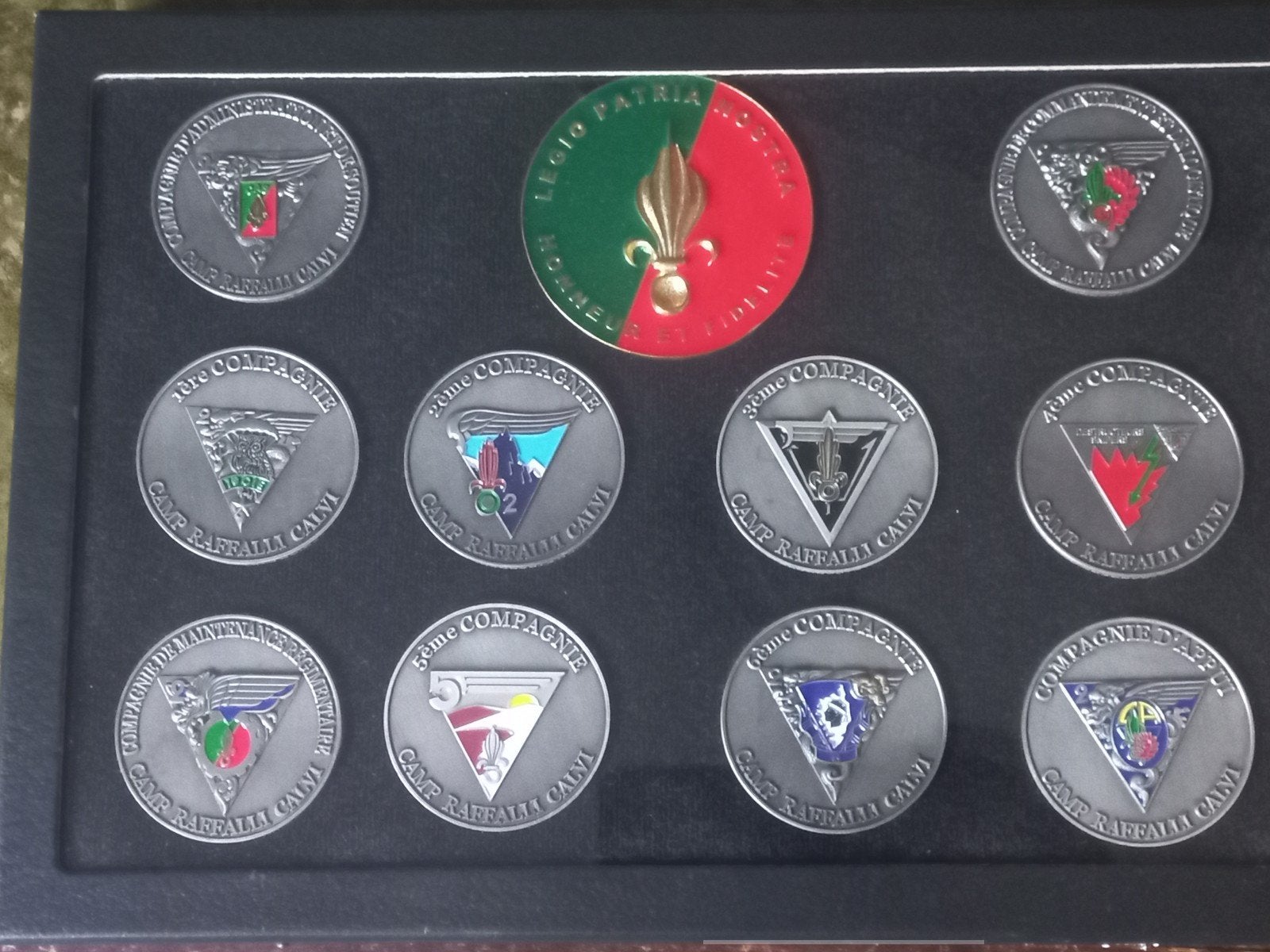 VREEMDELINGENLEGIOEN  CHALLENGE COIN SET, Ophalen of Verzenden, Landmacht, Nederland