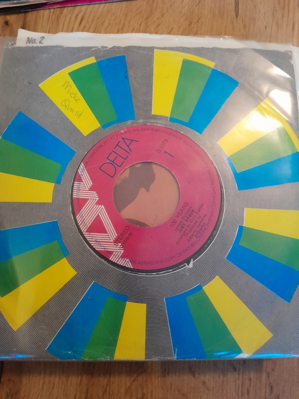 Joe dyser 7 inch 100 years, Ophalen of Verzenden, Zo goed als nieuw, Pop