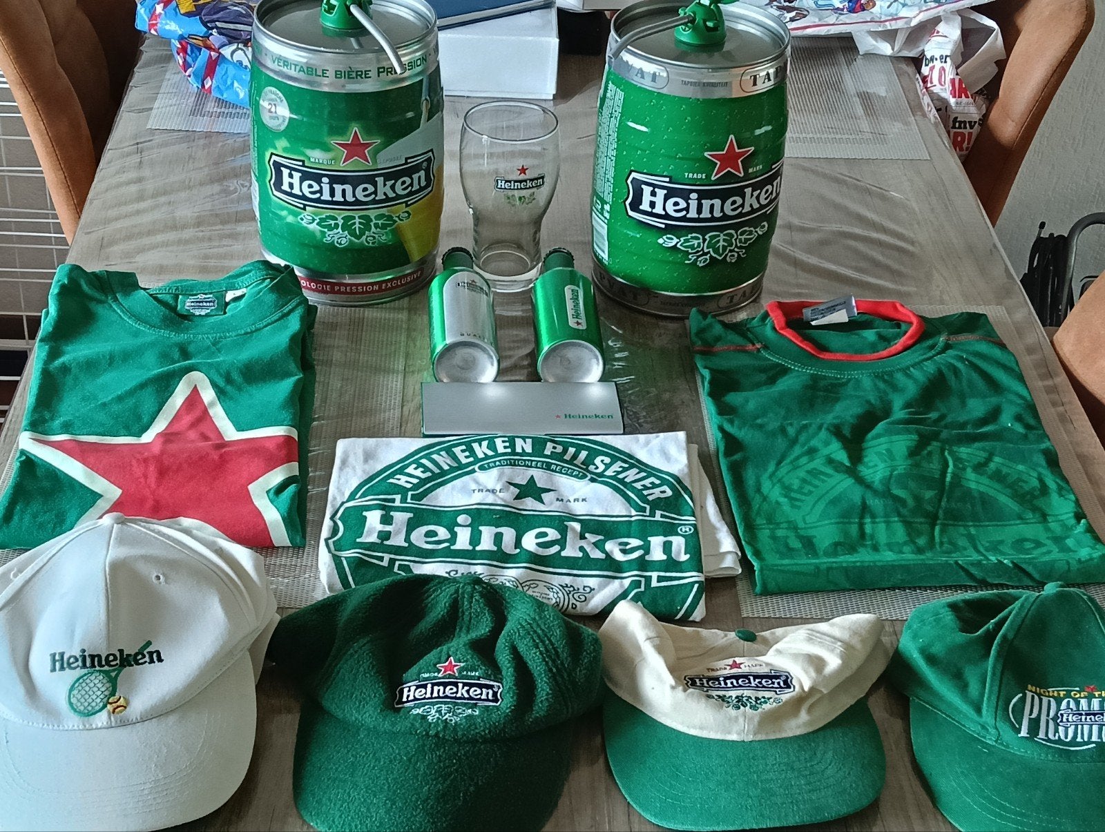 Heineken Fan Collectie: Kleding, Glazen & Meer, Ophalen of Verzenden, Gebruikt, Overige typen