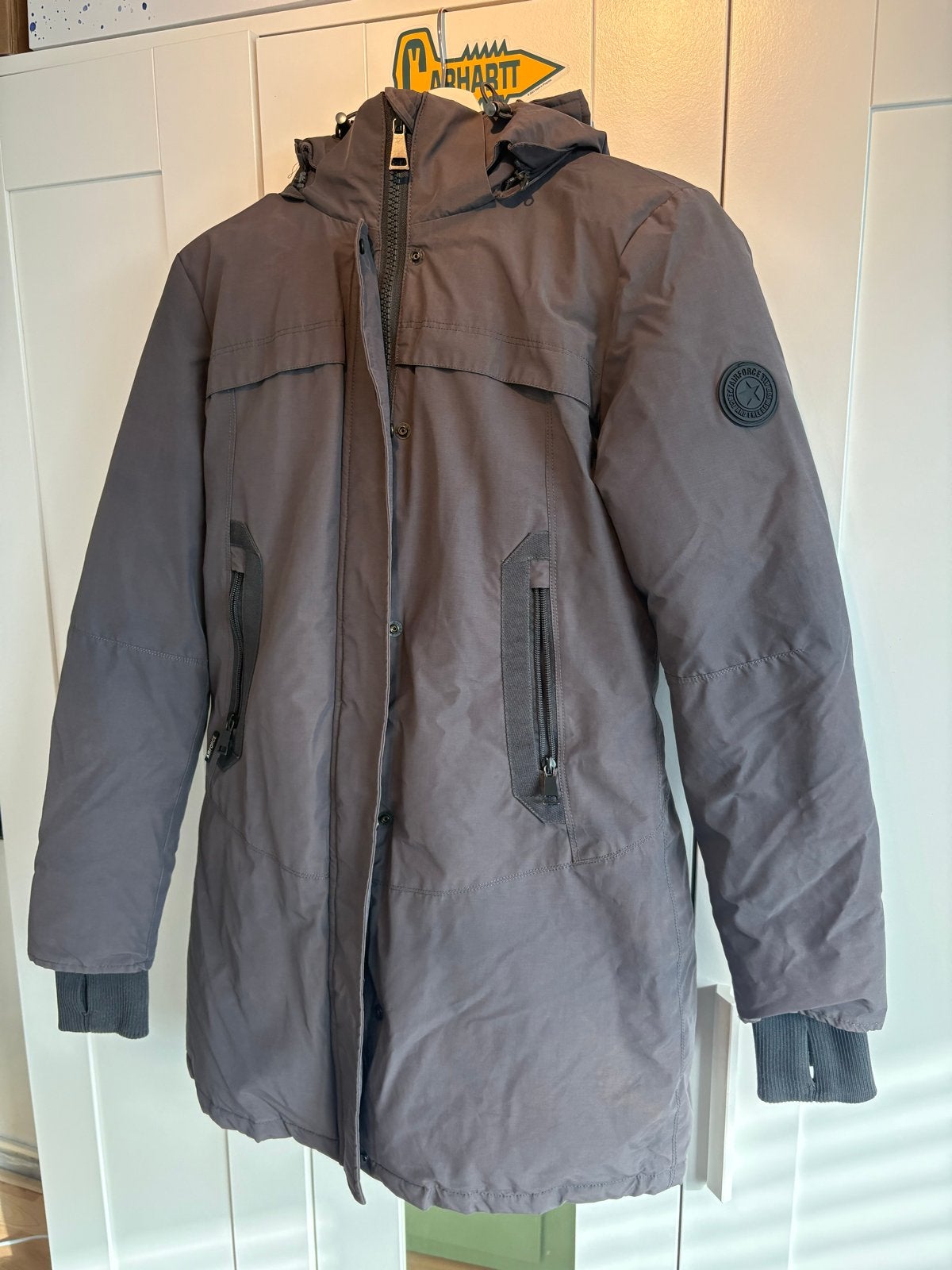Airforce jas - Maat S, Ophalen of Verzenden, Zo goed als nieuw, Maat 36 (S), Grijs