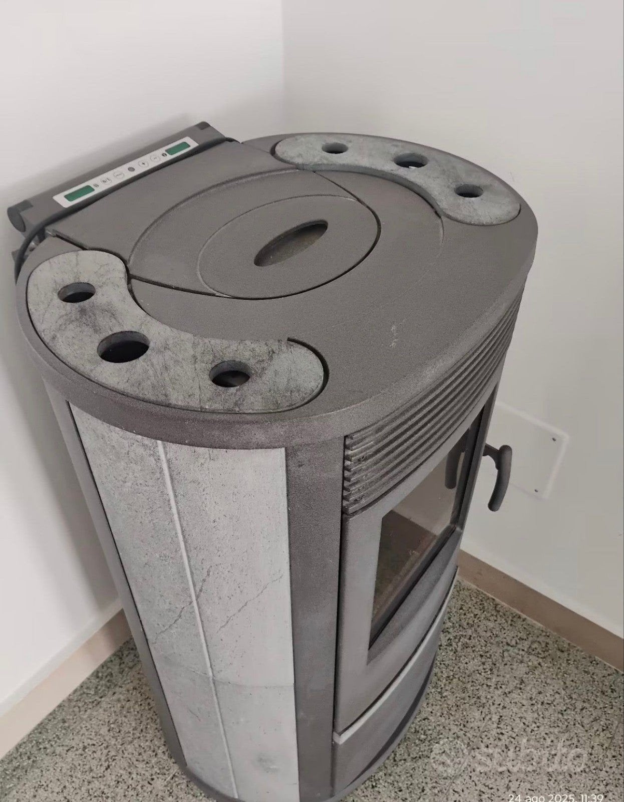 Edelkamin IRiS Plus 10 kW Pelletkachel - Z.G.A.N., Overige brandstoffen, Ophalen of Verzenden, Zo goed als nieuw, Pelletkachel