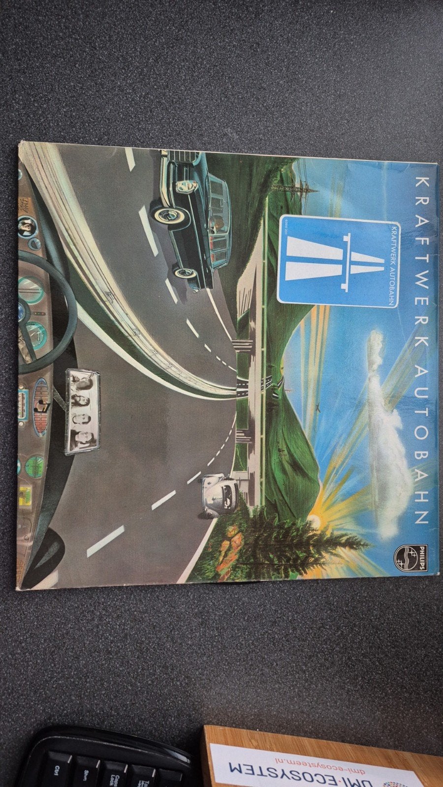 Kraftwerk - Autobahn (Originele Duitse Philips persing 1974), LP, Gebruikt, Originele persing, Ophalen of Verzenden