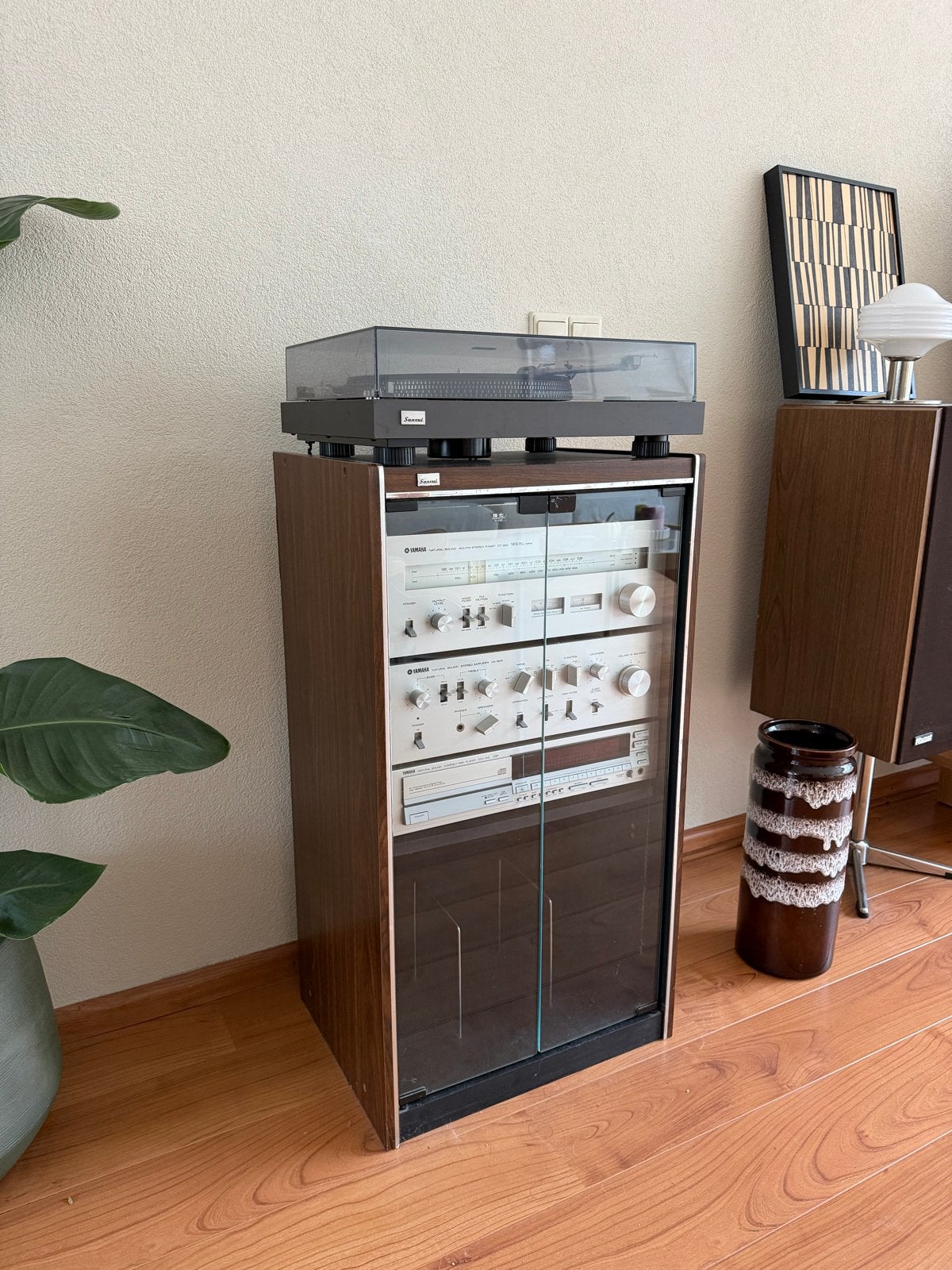 Sansui GX5 Hifi Rack (excl. apparatuur), Ophalen, Gebruikt, Hout, Cd's