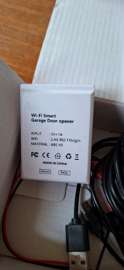 Wifi garagedeur opener Tuya, Gebruikt, Minder dan 80 cm, Overige typen, Minder dan 200 cm