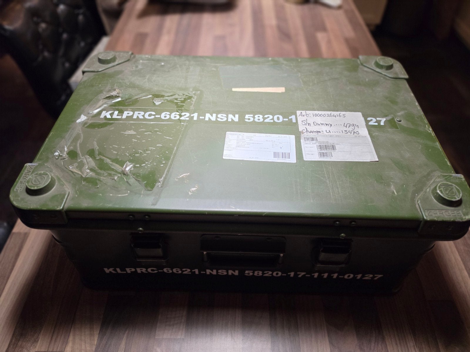 Zarges aluminium legerkist - 57x38x23 cm, Verzamelen, Ophalen of Verzenden, Landmacht, Overige gebieden, Kist of Geocache