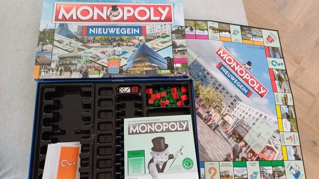 bordspel nieuw Monopoly Nieuwegein Monopolie fraai, Vijf spelers of meer, Ophalen of Verzenden, Nieuw, Monopoly