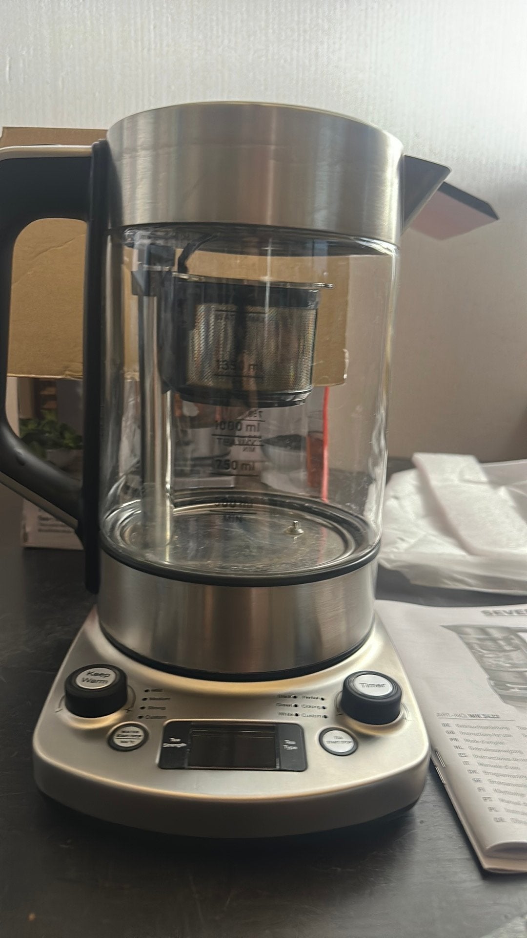 Severin Tea Maker Professional - Zo goed als nieuw, ., 1 tot 2 liter, Ophalen of Verzenden, Zo goed als nieuw
