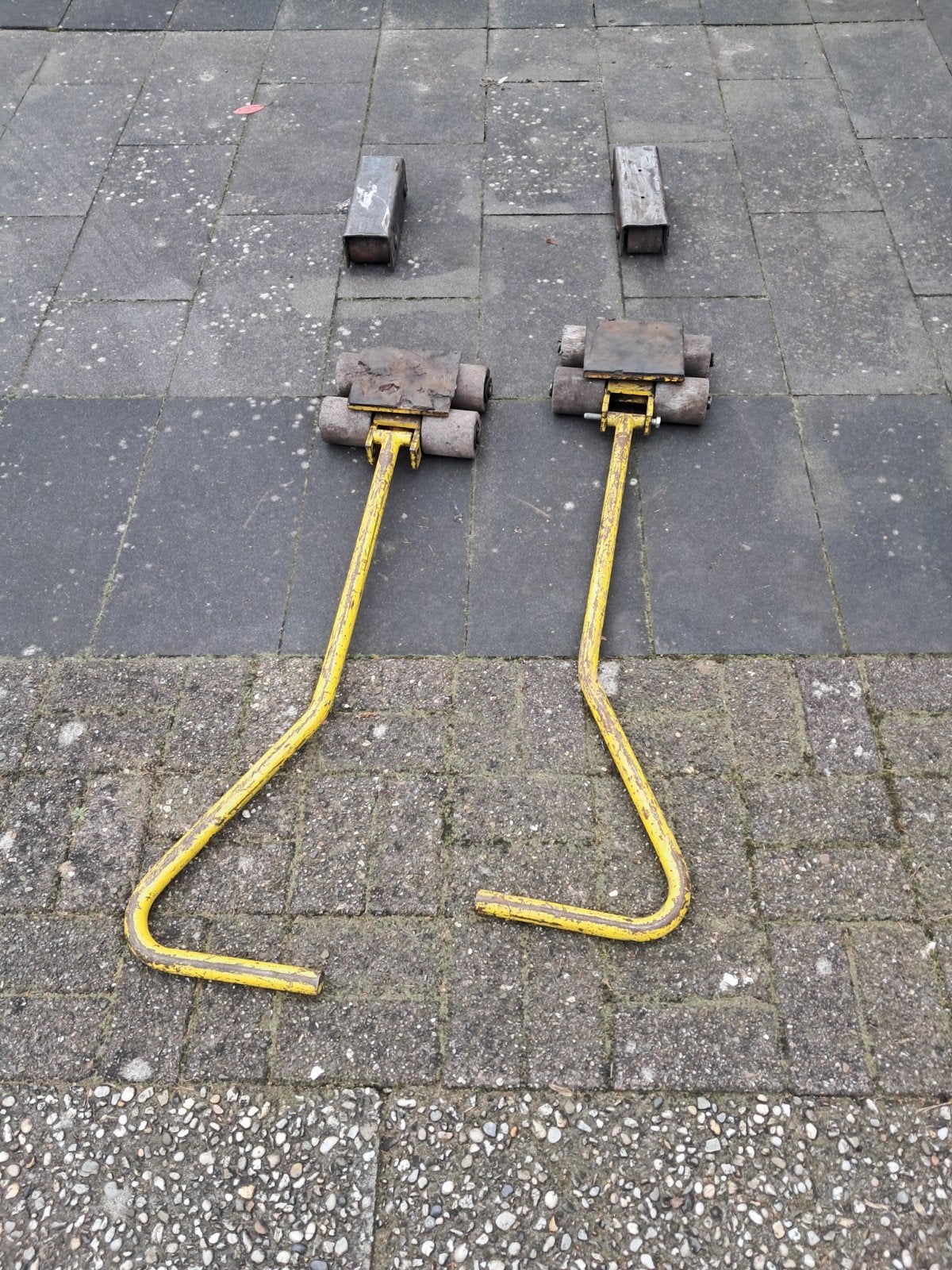 transportrollen/transsportkarren, Doe-het-zelf en Verbouw, Transportwagens, 100 liter of meer, Ophalen of Verzenden, Gebruikt
