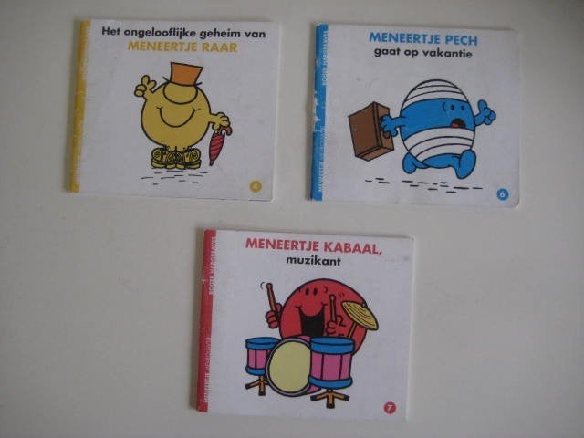 Meneertje boekjes Kabaal Raar Pech Roger hargreaves 3 stuks, Boeken, Ophalen of Verzenden, Gelezen, Non-fictie