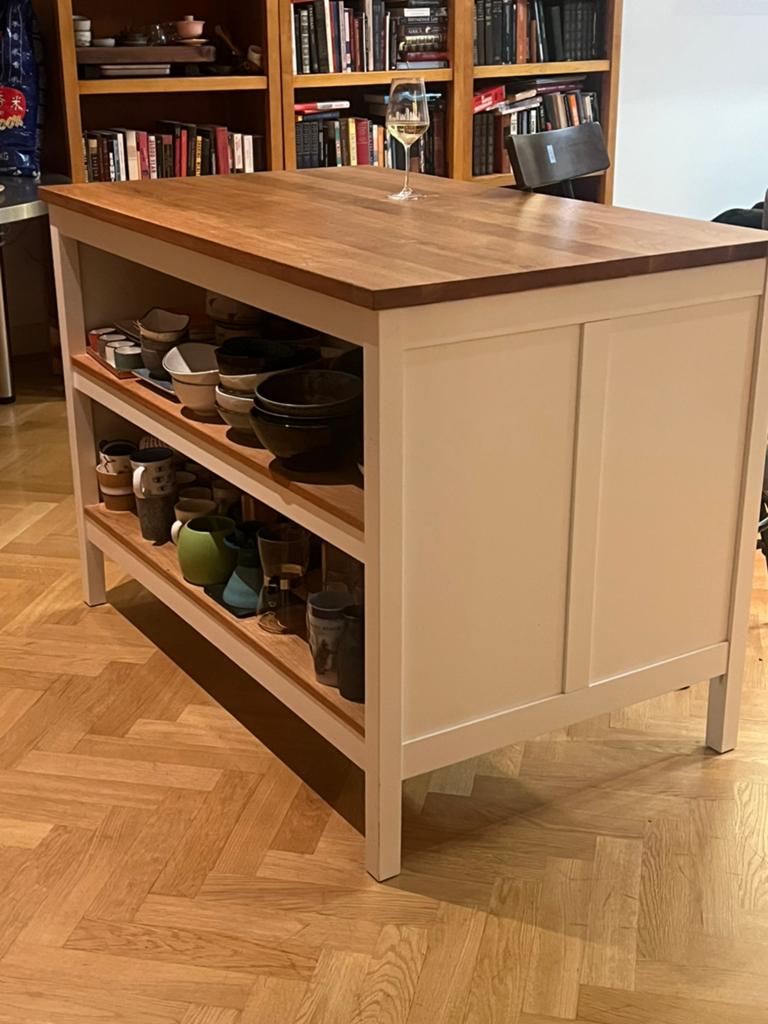 Kitchen Island, Ophalen of Verzenden, Gebruikt, 25 tot 50 cm, Rechthoekig