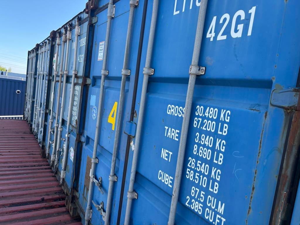 Gebruikte 40ft container Afgehaald, levering mogelijkEx btw, Ophalen