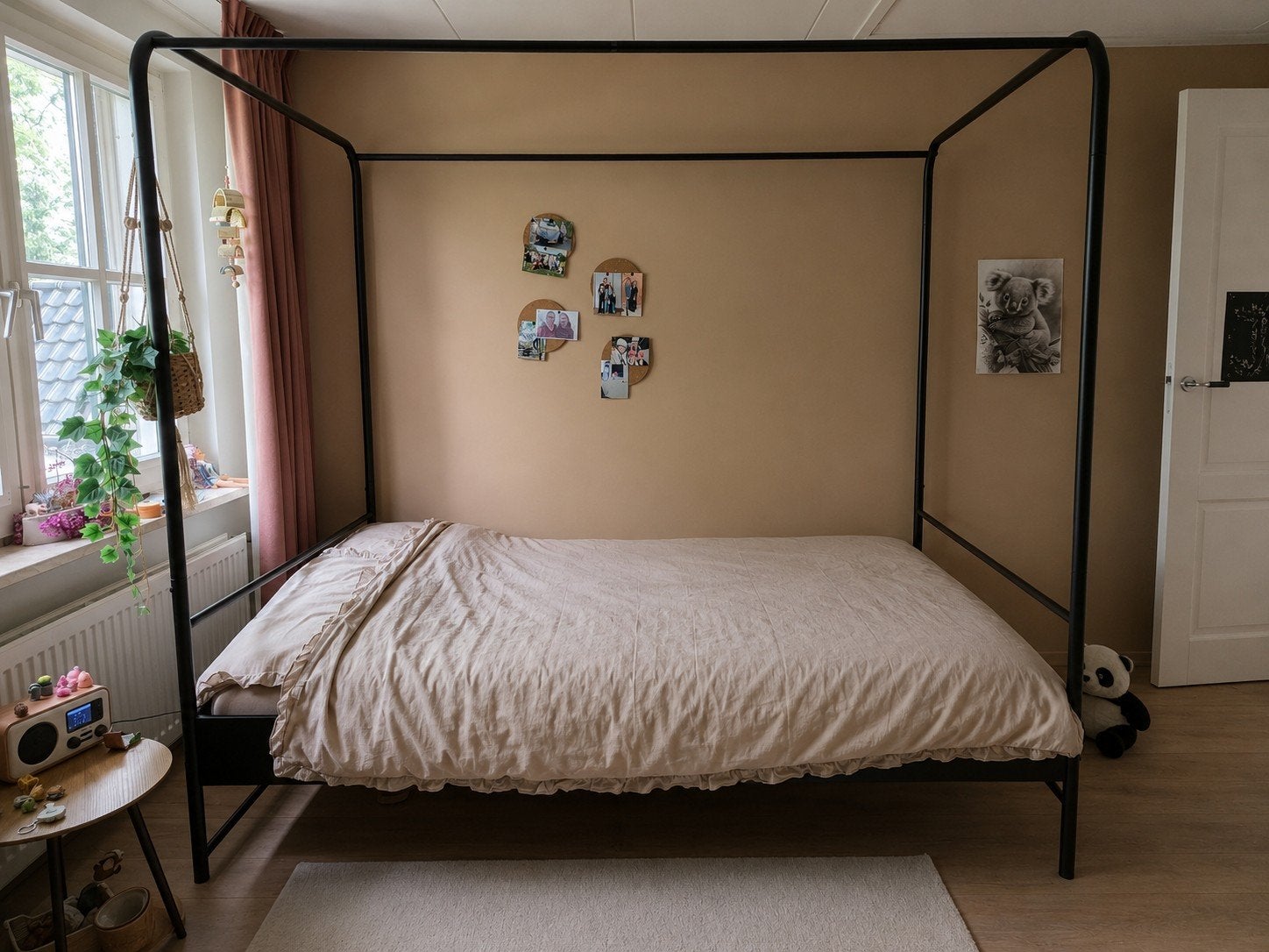 VT Wonen Bed & matras, Gebruikt, Zwart, Tweepersoons, Ophalen of Verzenden
