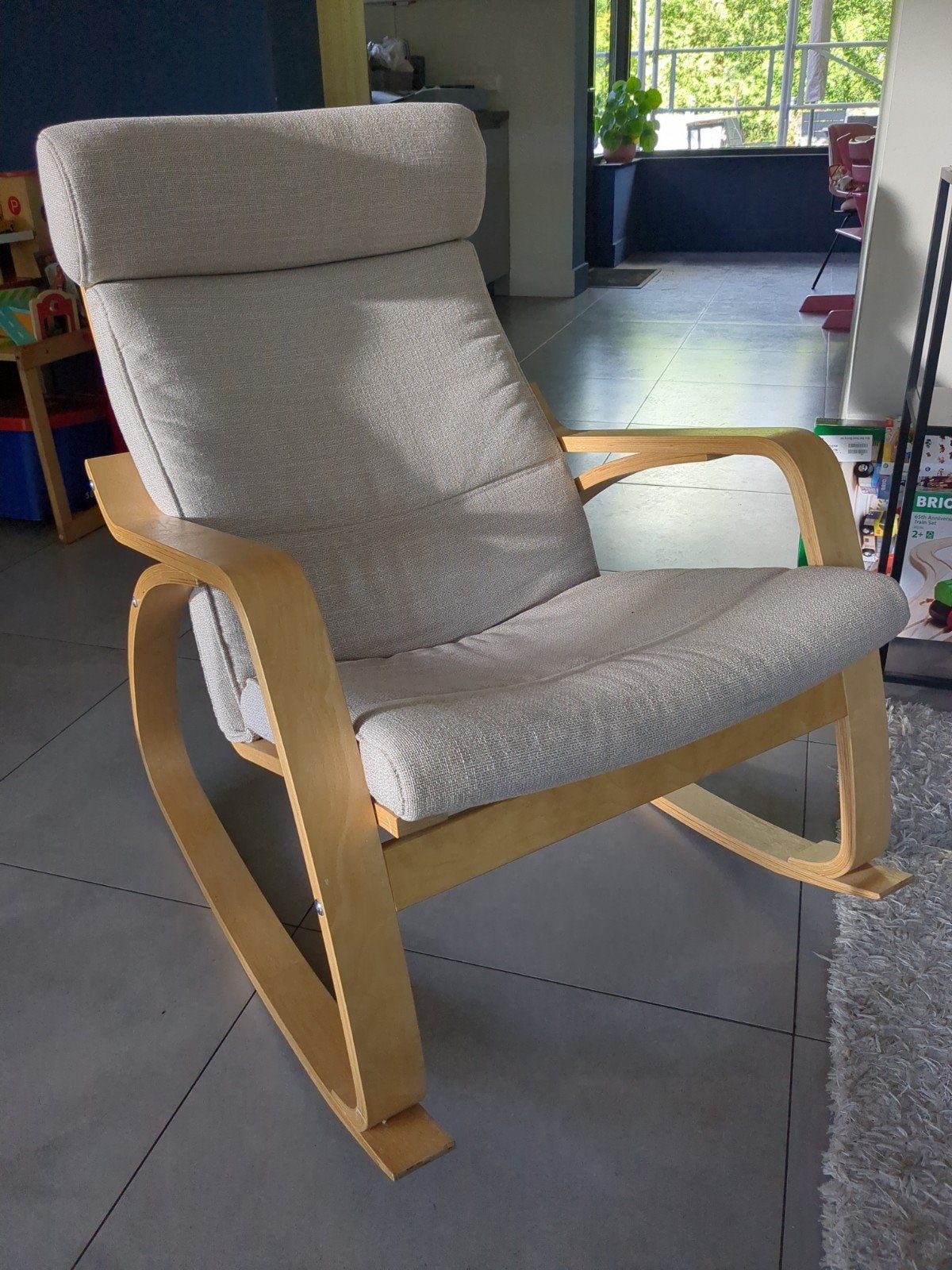 Ikea schommelstoel Poäng, Ophalen, Modern, Comfortabel, Overige kleuren, Zo goed als nieuw
