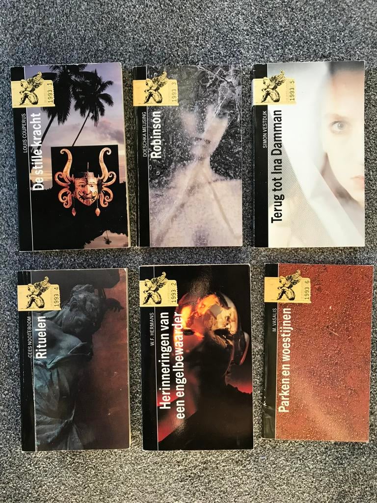 6 literaire boeken uit de serie ‘De grote lijsters’ te koop, Boeken, Ophalen of Verzenden