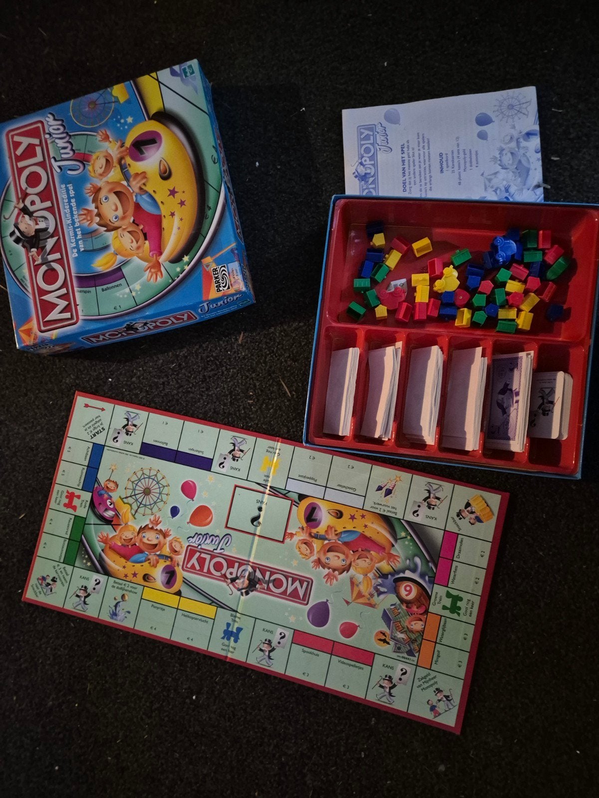 Monopoly Junior - Kermis-Kindereditie, Een of twee spelers, Ophalen of Verzenden, Gebruikt, Parker