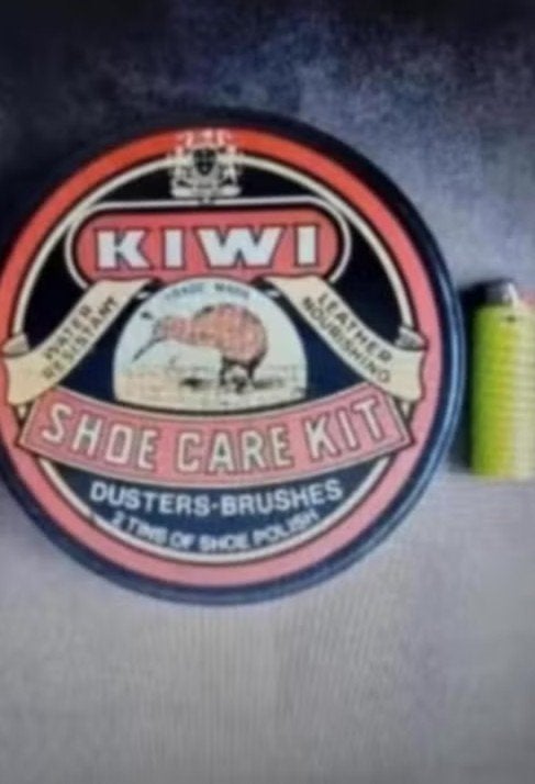 Kiwi blik (Shoe Care blik), Verzamelen, Blikken, Ophalen of Verzenden, Gebruikt, Overige, Overige merken