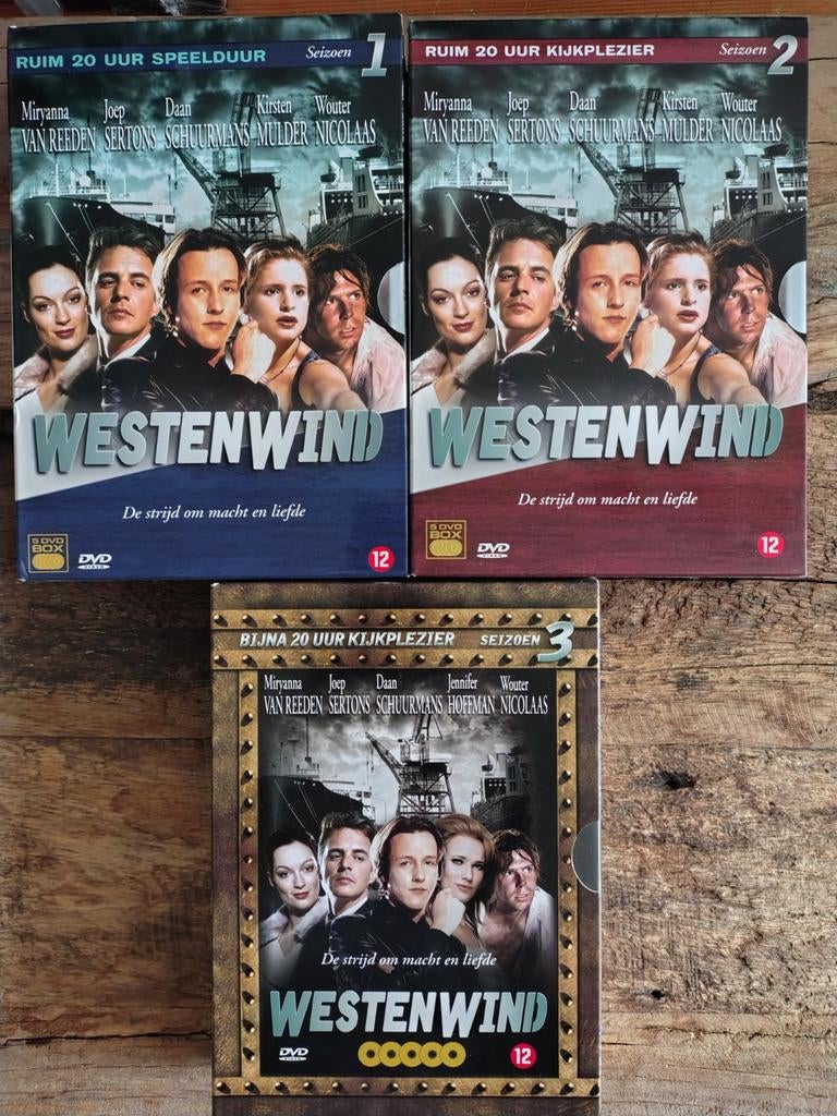 Westenwind DVD Boxset Seizoen 1, 2 en 3, Cd's en Dvd's, Dvd's | Tv en Series, Zo goed als nieuw, Drama, Boxset, Vanaf 12 jaar